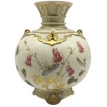 Late Victorian Royal Worcester Persian style vase