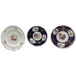 Pair of early 19th century Derby plates