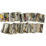 Quantity of loose postcards