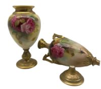 Early 20th century Royal Worcester vase