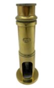 French19th century travelling brass spectroscope by Mon.J Duboscq