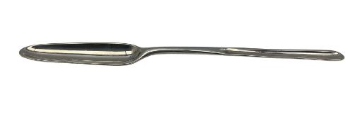 Georgian silver marrow scoop L20cm