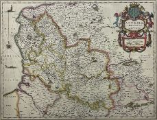 Johannes Janssonius (Jan Jansson) (Dutch 1588-1664): 'Artesia Comitatus - Artois'