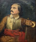Continental School (19th century): Half Length Portrait of a Spanish Conquistador