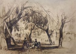 John Skinner Prout (British 1805-1876): Manor Shore York
