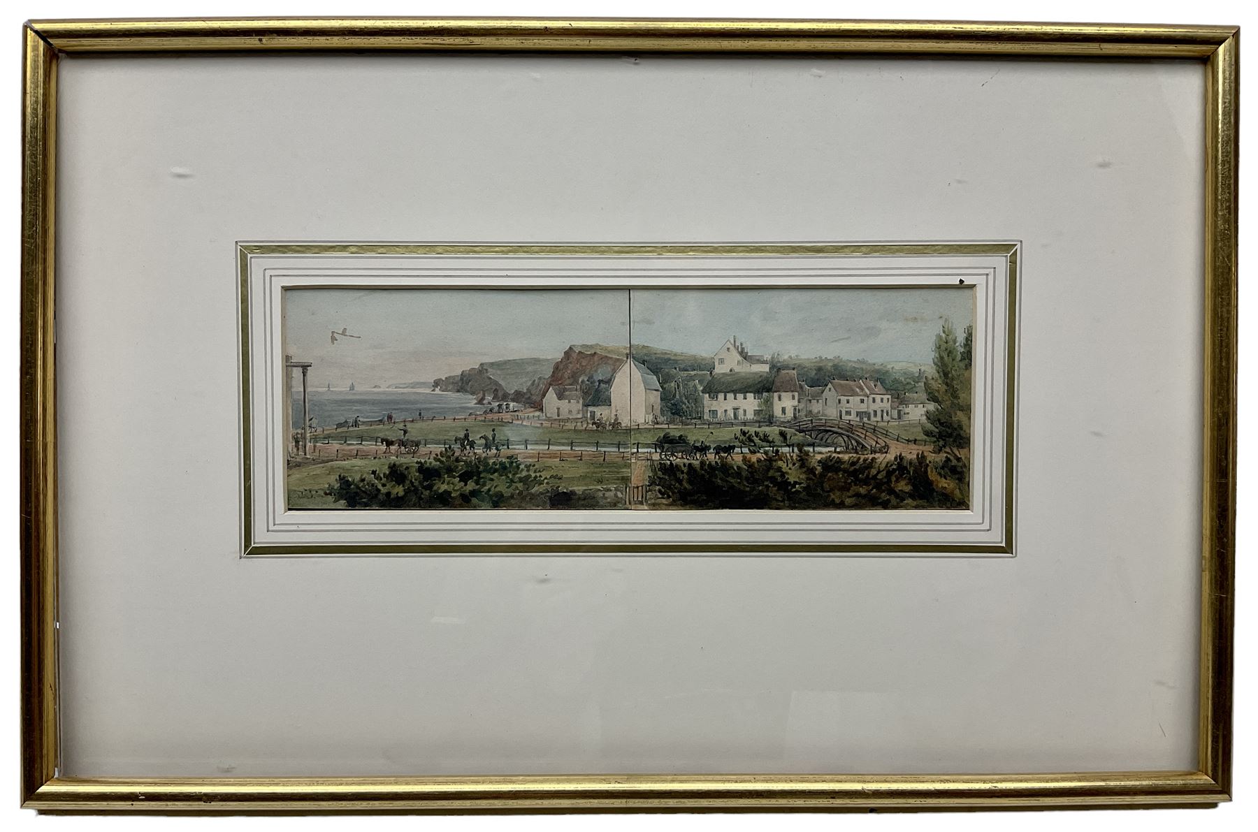 English School (19th century): 'View from Virginia Cottage - Dawlish' - Image 2 of 2