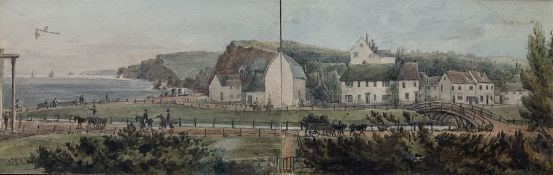 English School (19th century): 'View from Virginia Cottage - Dawlish'