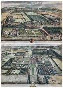 Jan Kip (Dutch 1652-1722) after Leonard Kynff (Dutch 1650-1722): 'Kirkleatham' and 'Acklam in Clevel