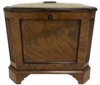 Regency mahogany and ebonised cellaret