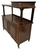 Maple & Co - Early 20th century mahogany buffet side board