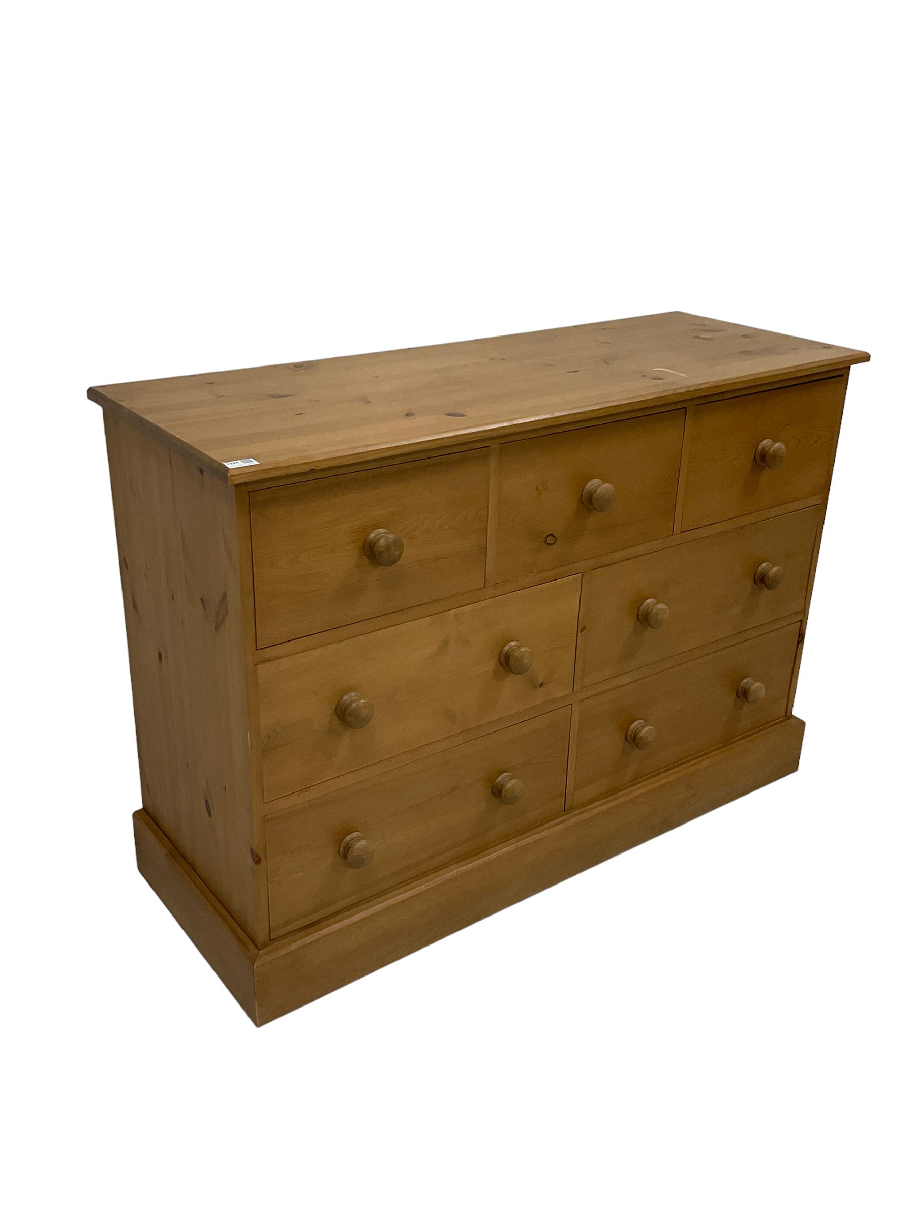 Pine multi-drawer chest - Image 2 of 4