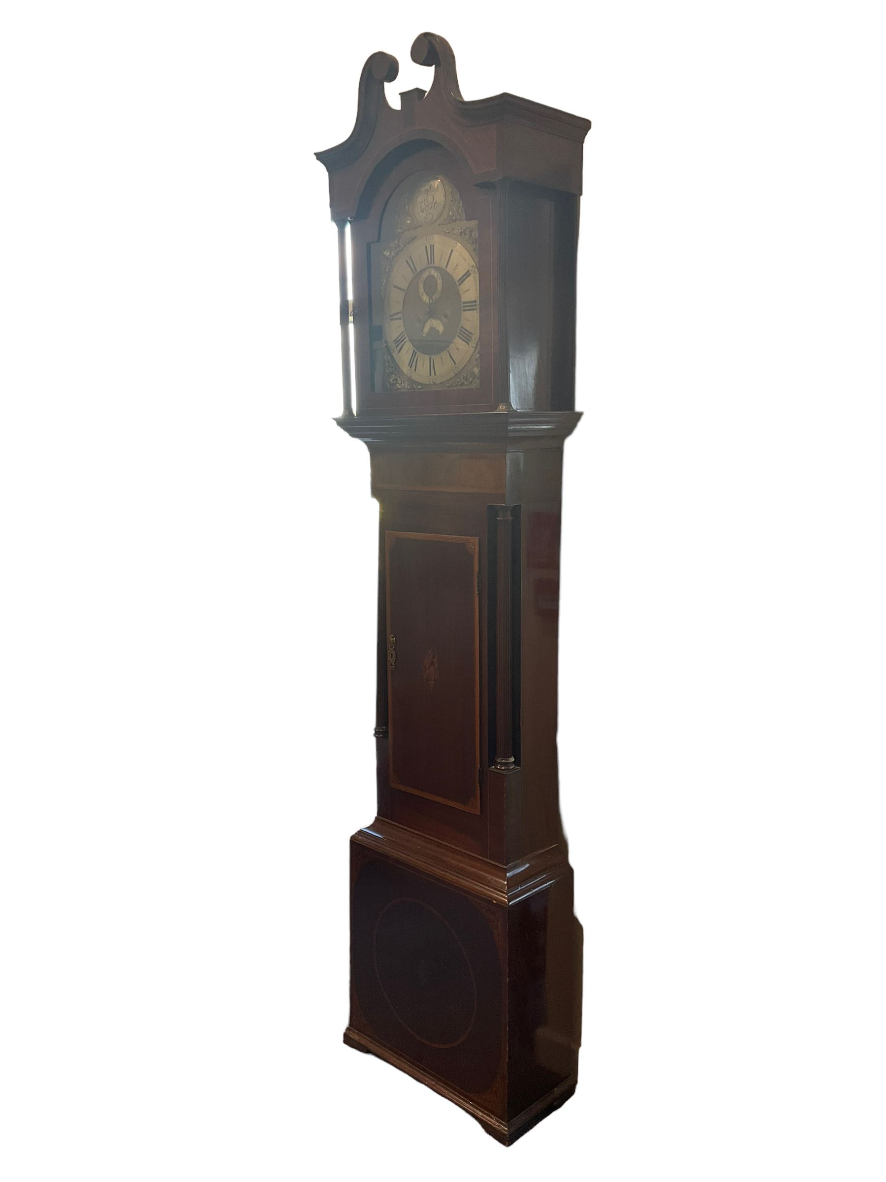 Unsigned - late-18th century 8-day mahogany longcase clock - Image 2 of 6