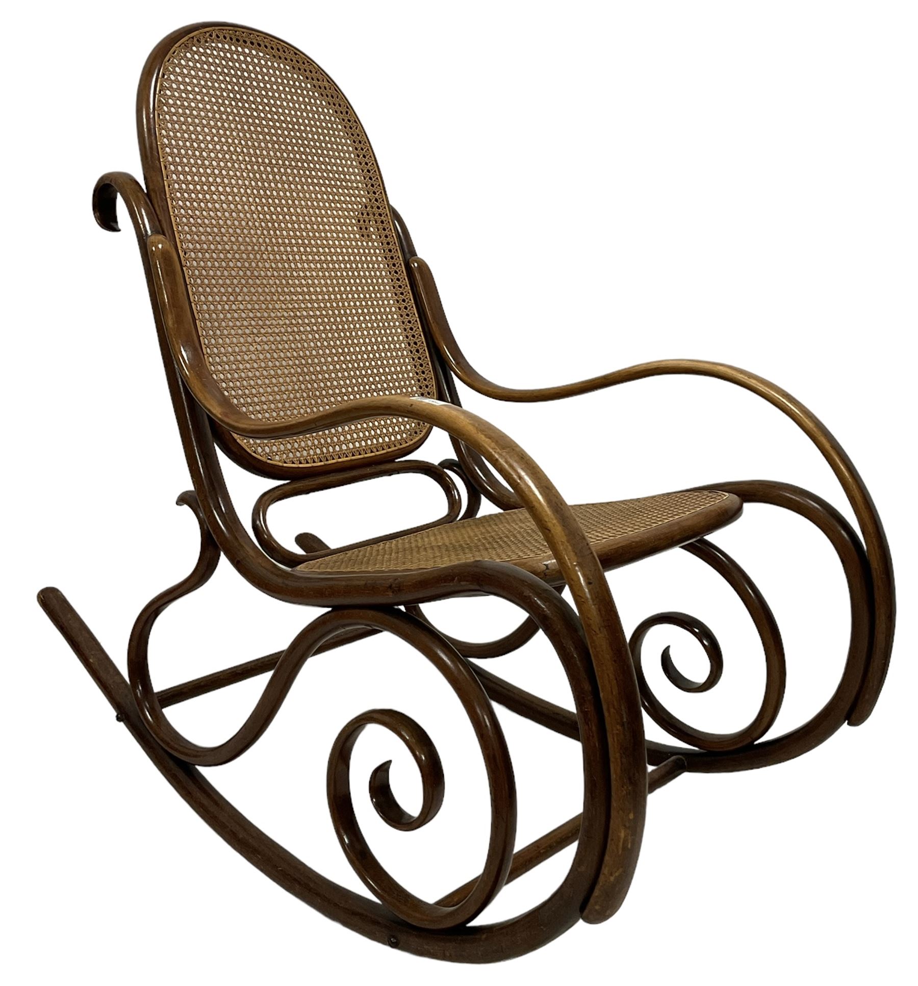20th century bentwood rocking chair