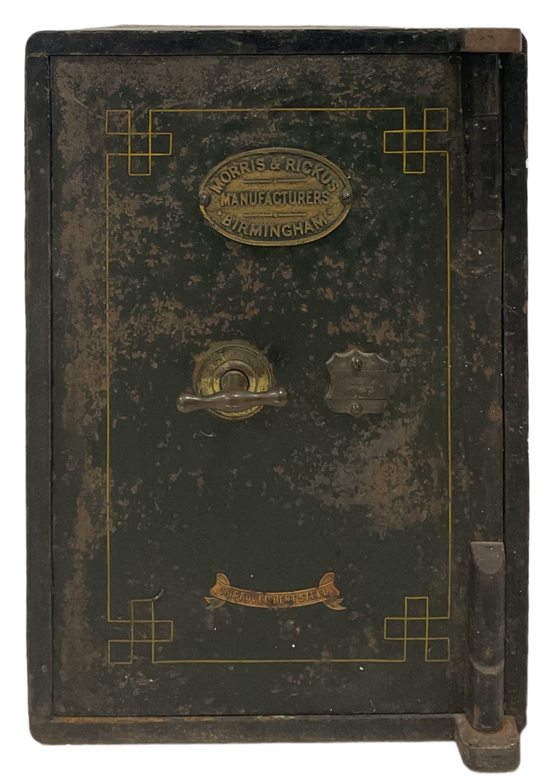 Morris & Rickus of Birmingham - Victorian safe with one hinged door