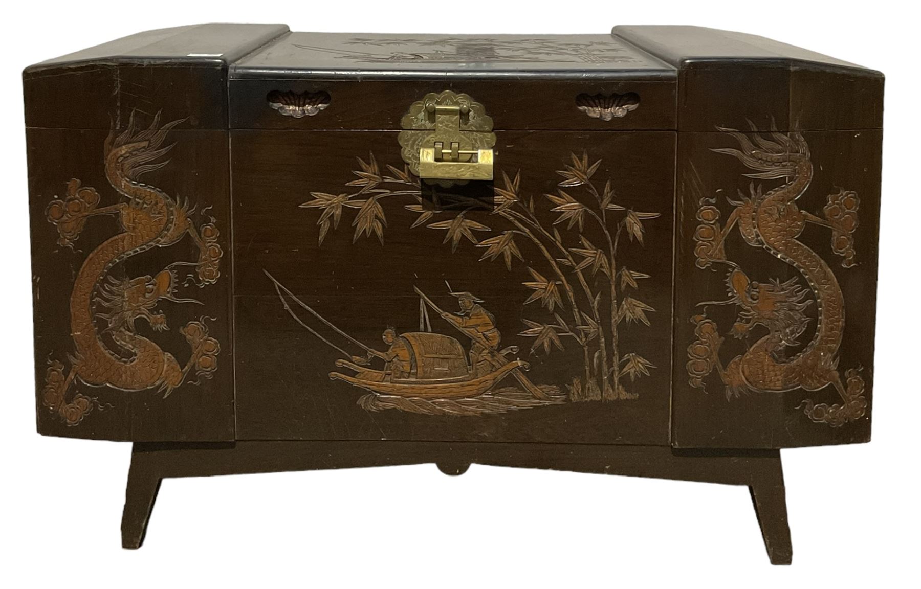 Early to mid-20th century Singaporean hardwood chest