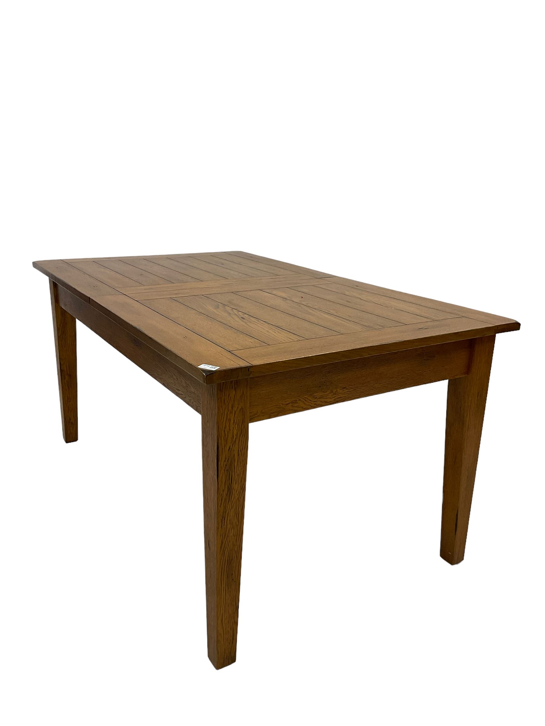 Oak dining table - Image 2 of 5