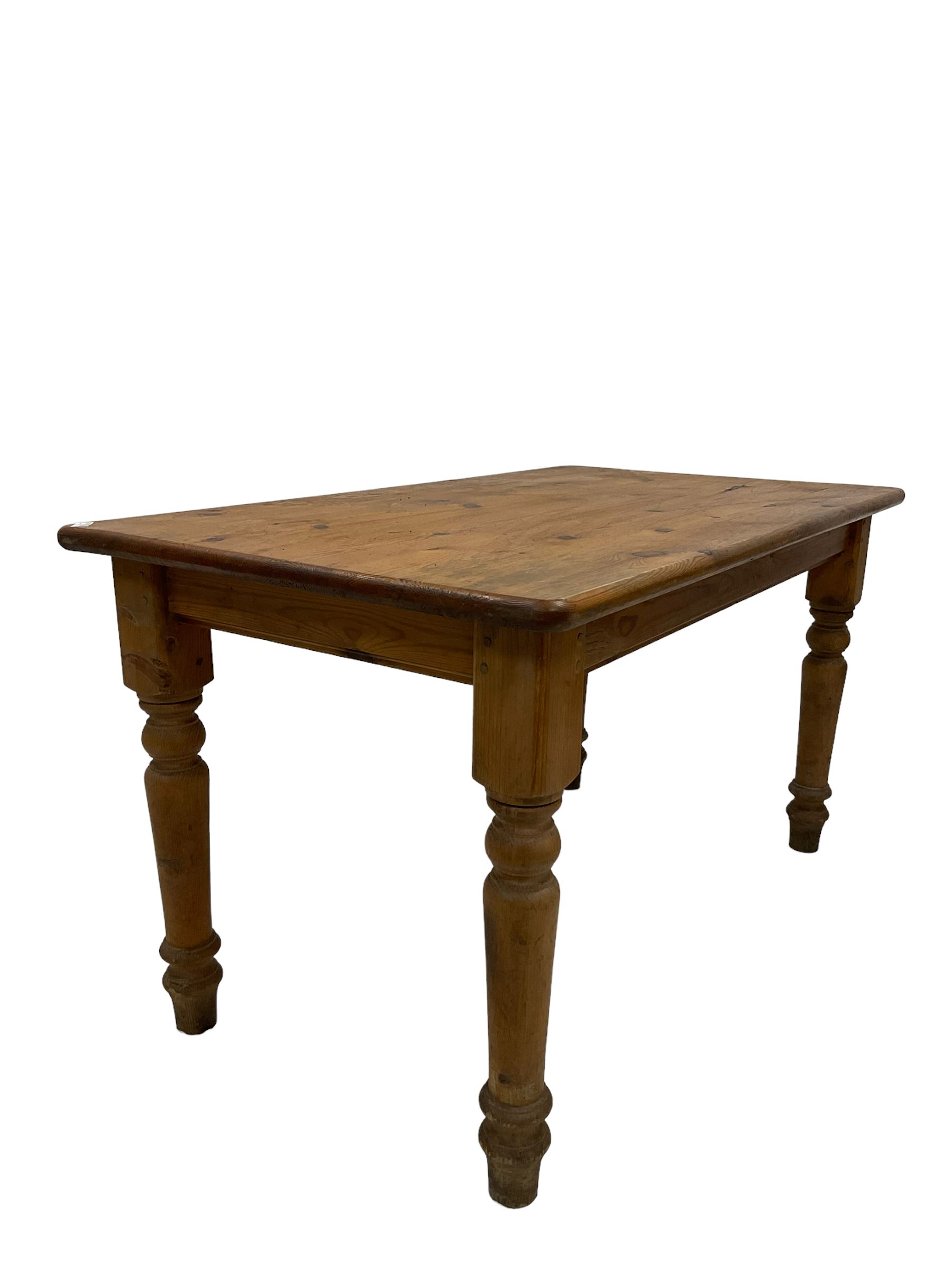 Victorian style refectory table - Image 3 of 3