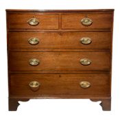 George III mahogany straight-front chest