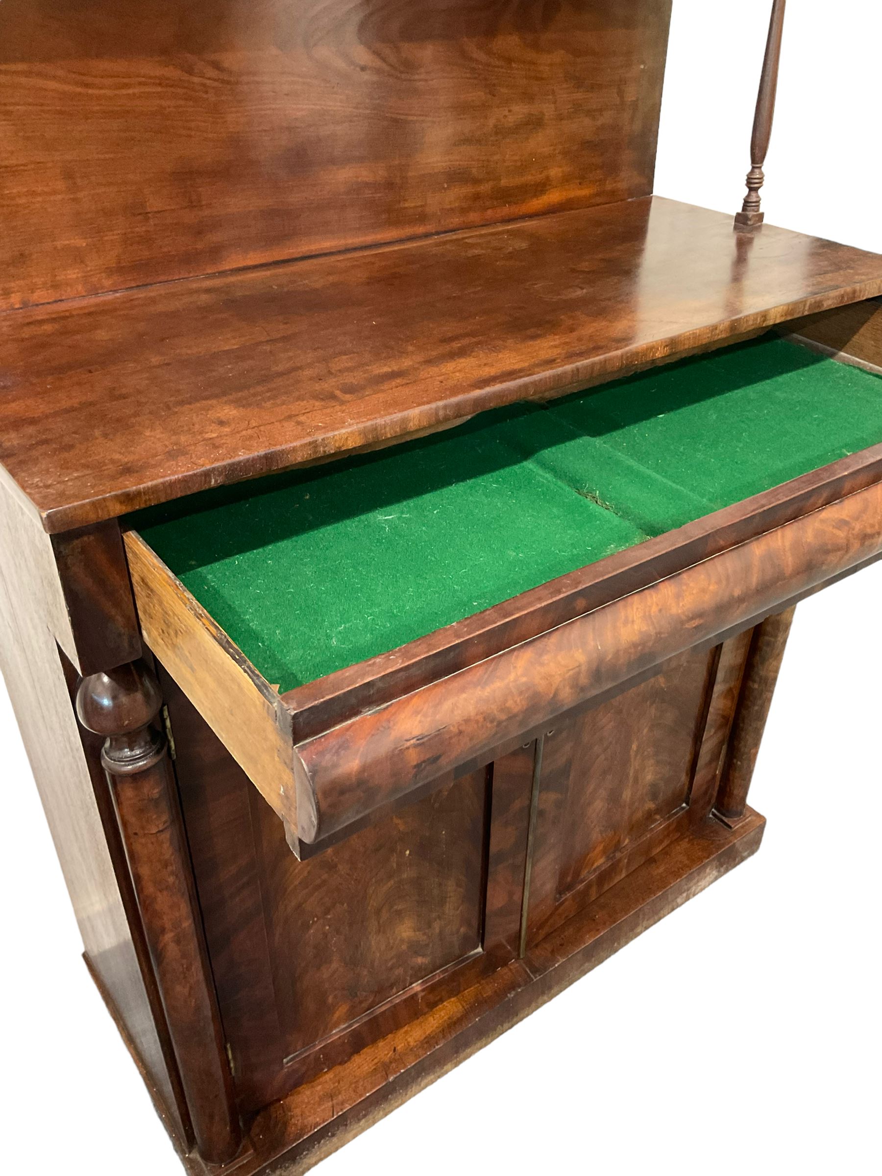 19th century mahogany chiffonier - Image 3 of 5