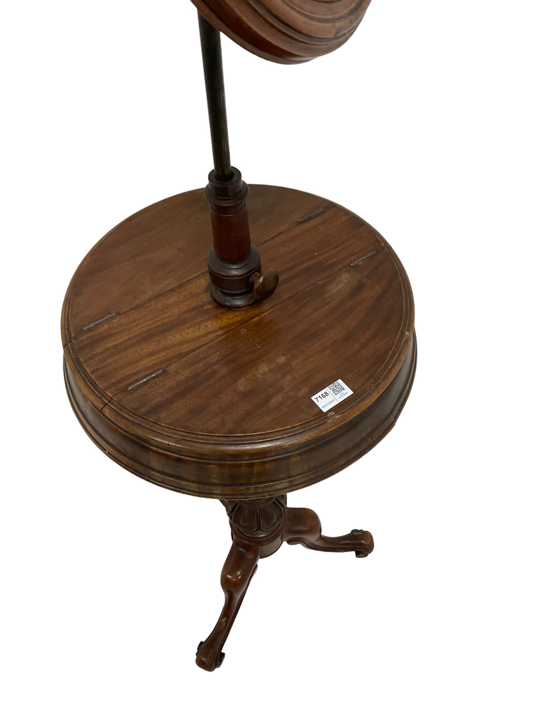 Victorian mahogany gentleman's shaving stand - Image 2 of 4