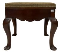 19th century mahogany stool