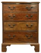 Georgian style mahogany chest of drawers