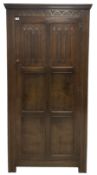 18th century design oak hall wardrobe