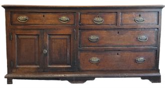 George III oak dresser