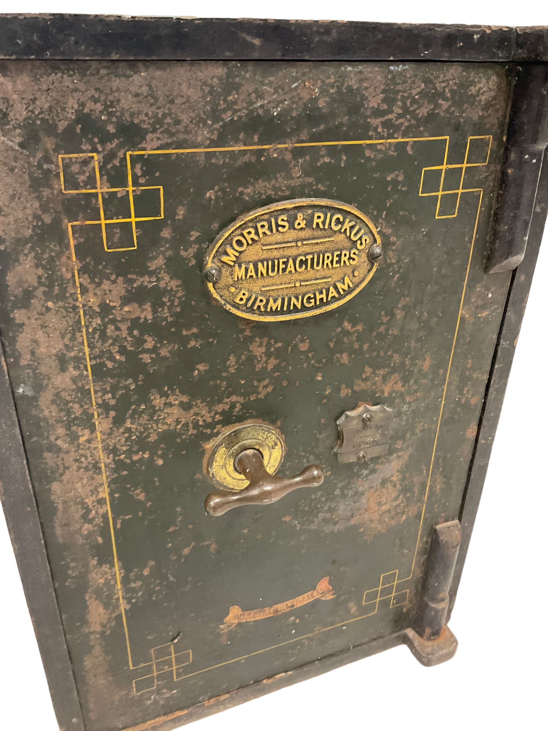 Morris & Rickus of Birmingham - Victorian safe with one hinged door - Image 2 of 5