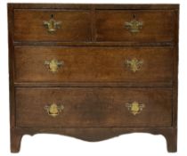 Georgian oak chest of drawers