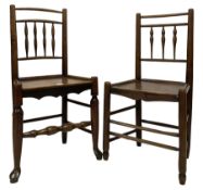 Two 19th century country Clisset chairs