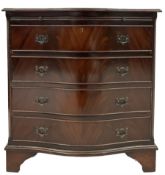 Georgian design mahogany bachelors chest