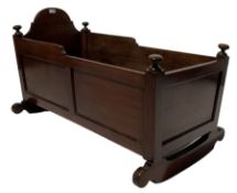 Mid-19th century mahogany cradle