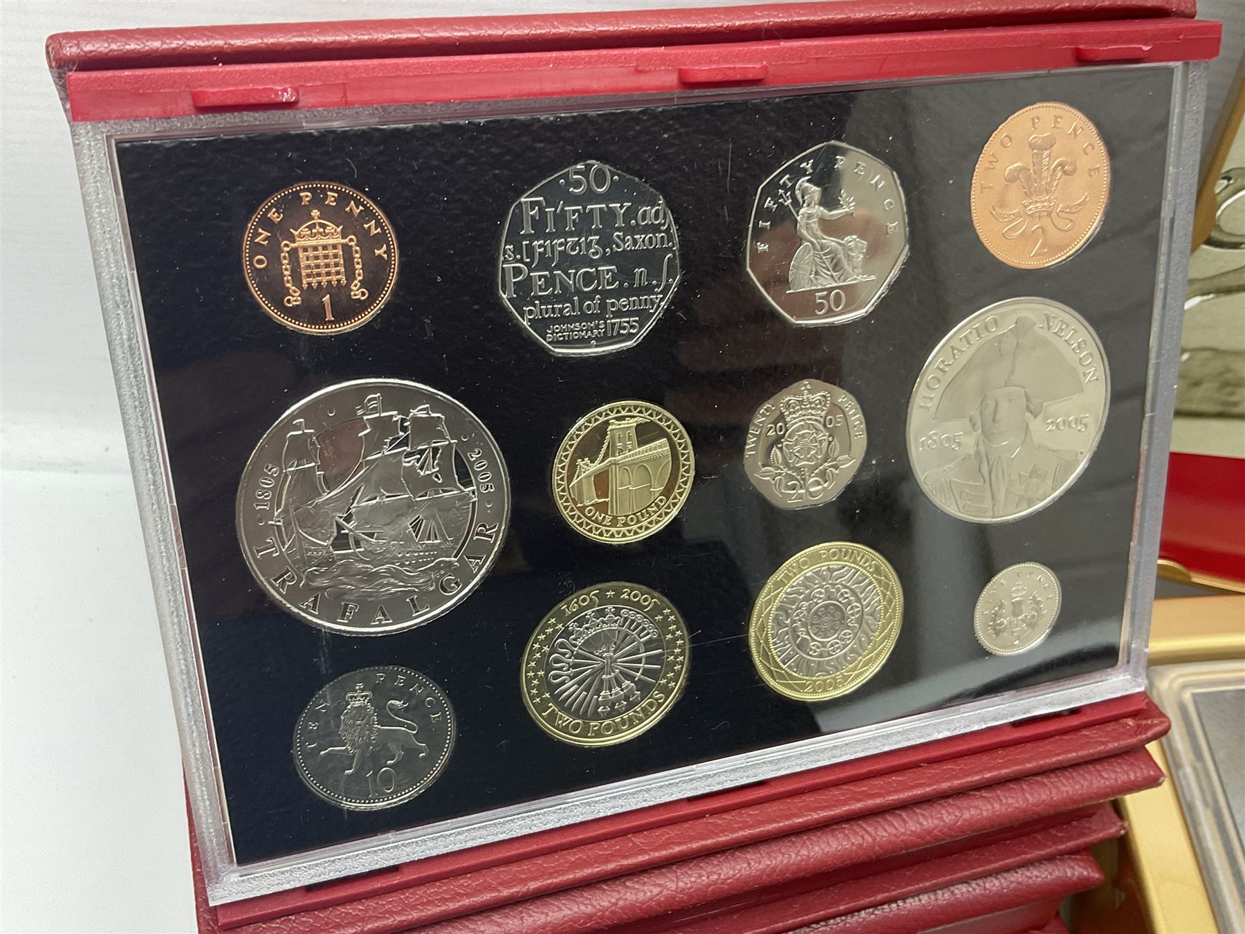 Ten The Royal Mint United Kingdom proof coin sets - Image 2 of 14