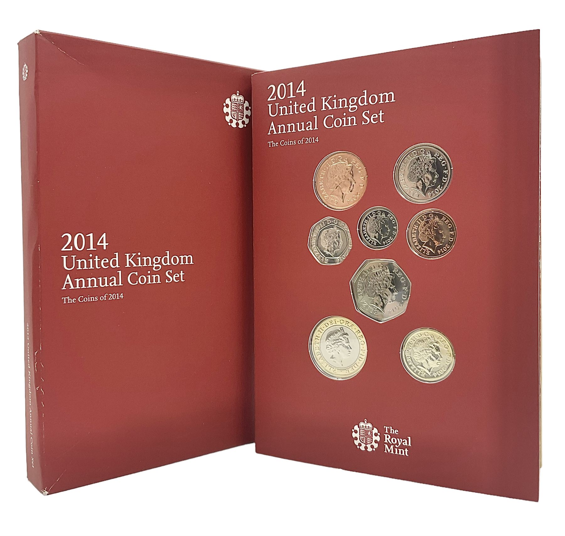 The Royal Mint United Kingdom 2014 annual coin set