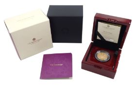 Queen Elizabeth II 2022 gold proof full sovereign coin
