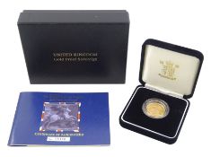 Queen Elizabeth II 2004 gold proof full sovereign coin