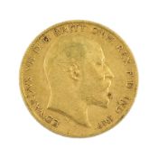 King Edward VII 1902 gold half sovereign coin