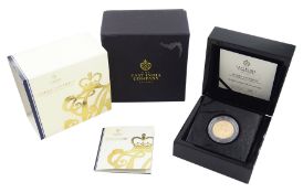 Queen Elizabeth II St Helena 2019 gold proof full sovereign coin