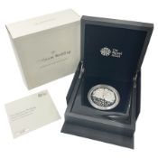 The Royal Mint United Kingdom 2017 'The Platinum Wedding Anniversary' five ounce fine silver proof c