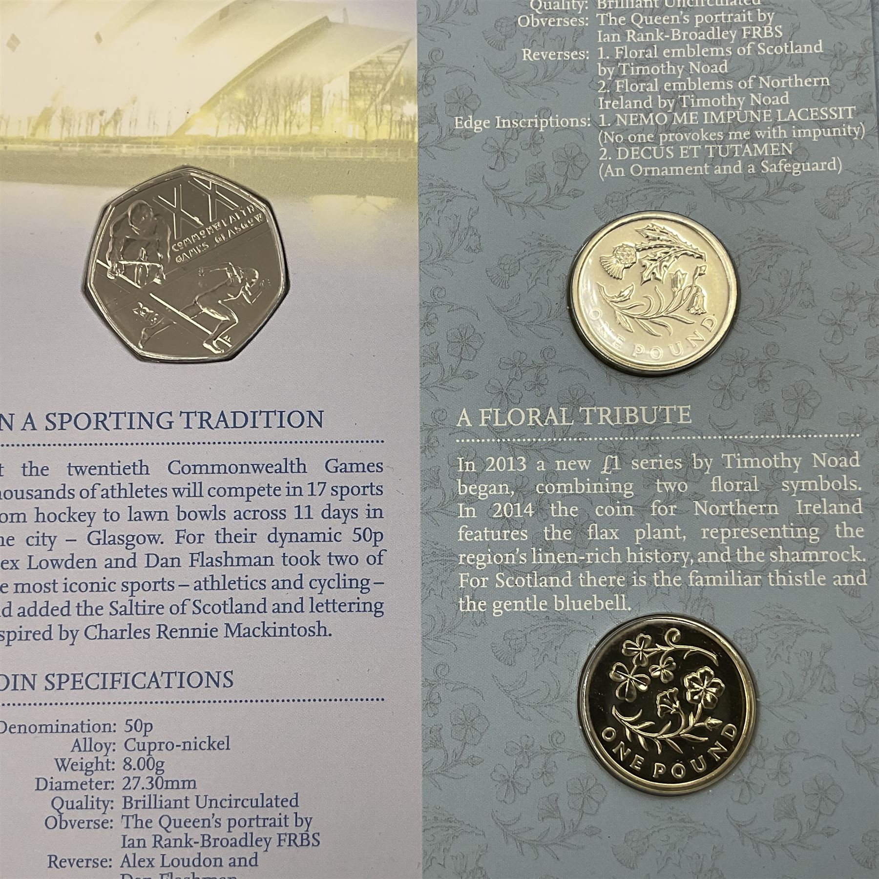 The Royal Mint United Kingdom 2014 annual coin set - Image 8 of 12
