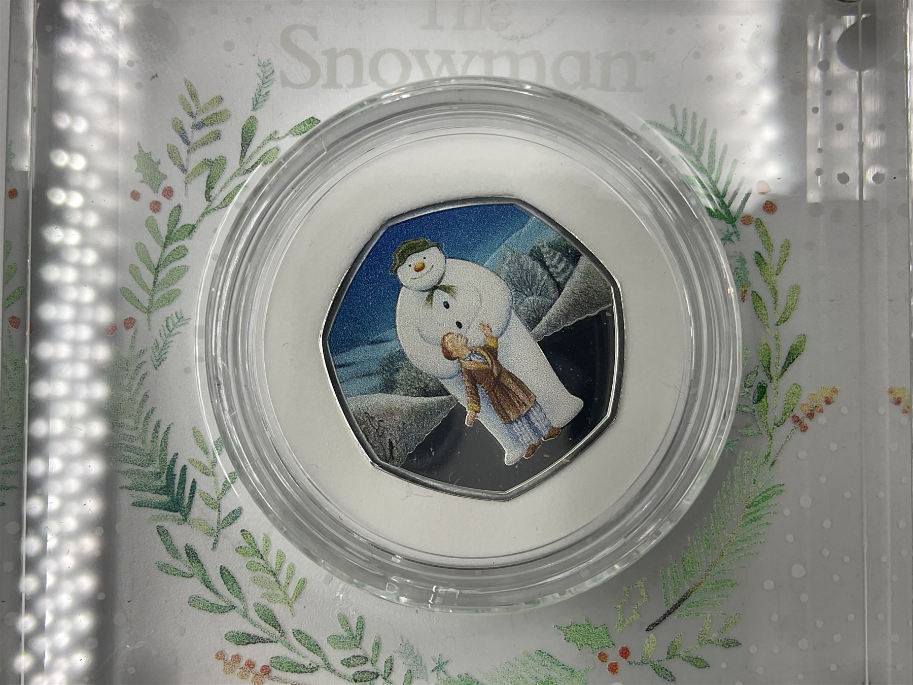 Four The Royal Mint United Kingdom 'The Snowman' silver proof fifty pence coins - Image 7 of 13