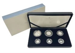 The Royal Mint United Kingdom 2022 'Britannia' silver proof six coin set