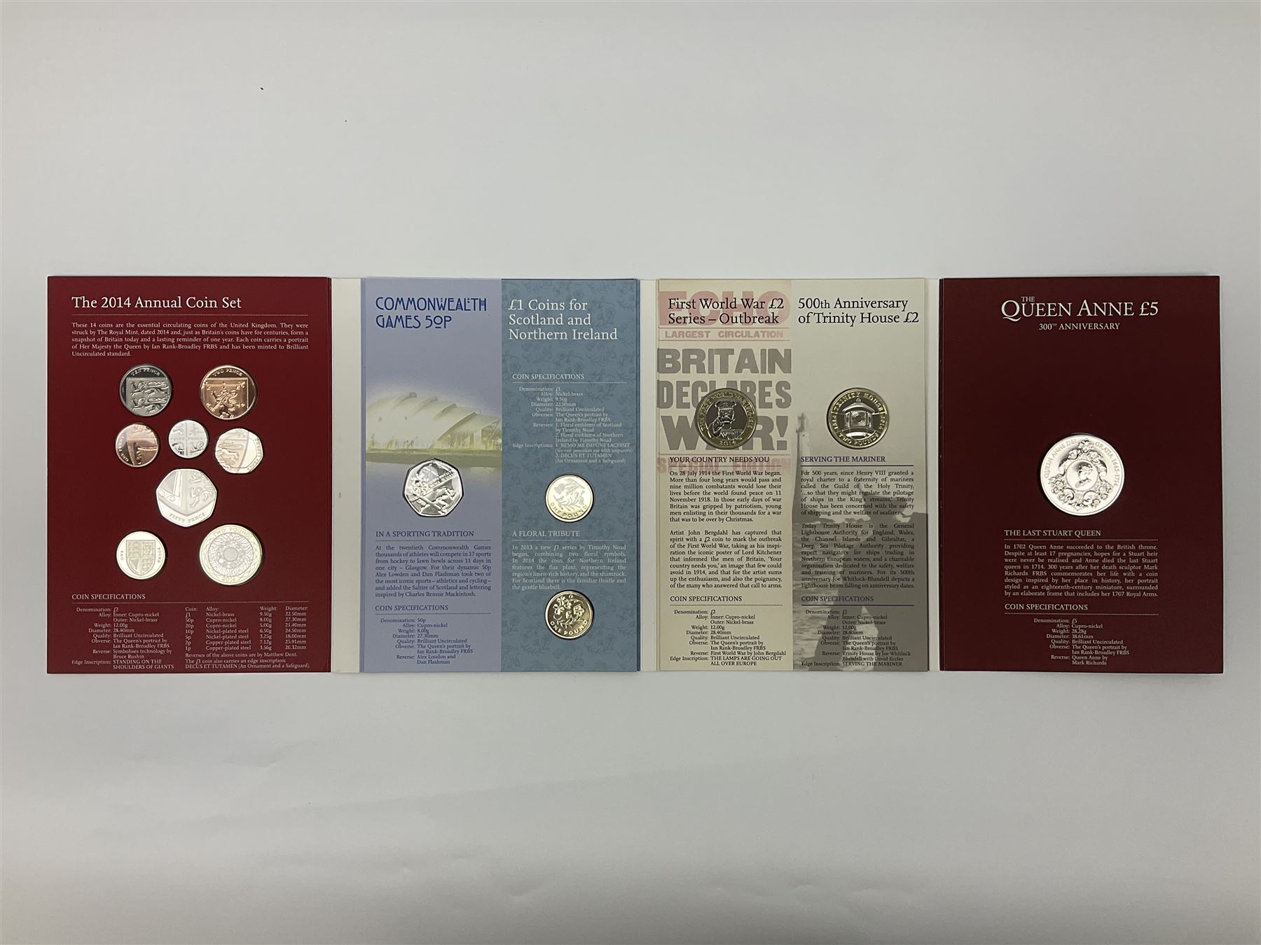 The Royal Mint United Kingdom 2014 annual coin set - Image 10 of 12