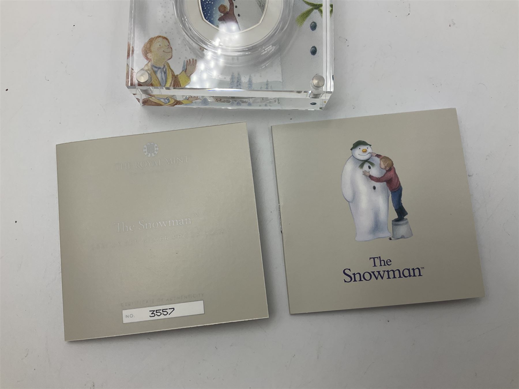 Four The Royal Mint United Kingdom 'The Snowman' silver proof fifty pence coins - Image 13 of 13
