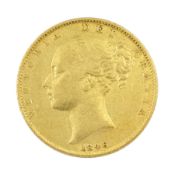 Queen Victoria 1846 gold full sovereign coin