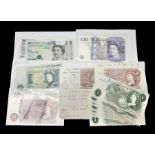 Bank of England notes including twelve Page one pounds of various designs