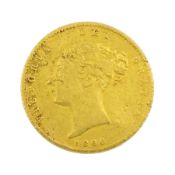 Queen Victoria 1866 gold half sovereign coin