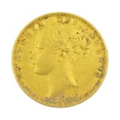 Queen Victoria 1853 gold full sovereign coin