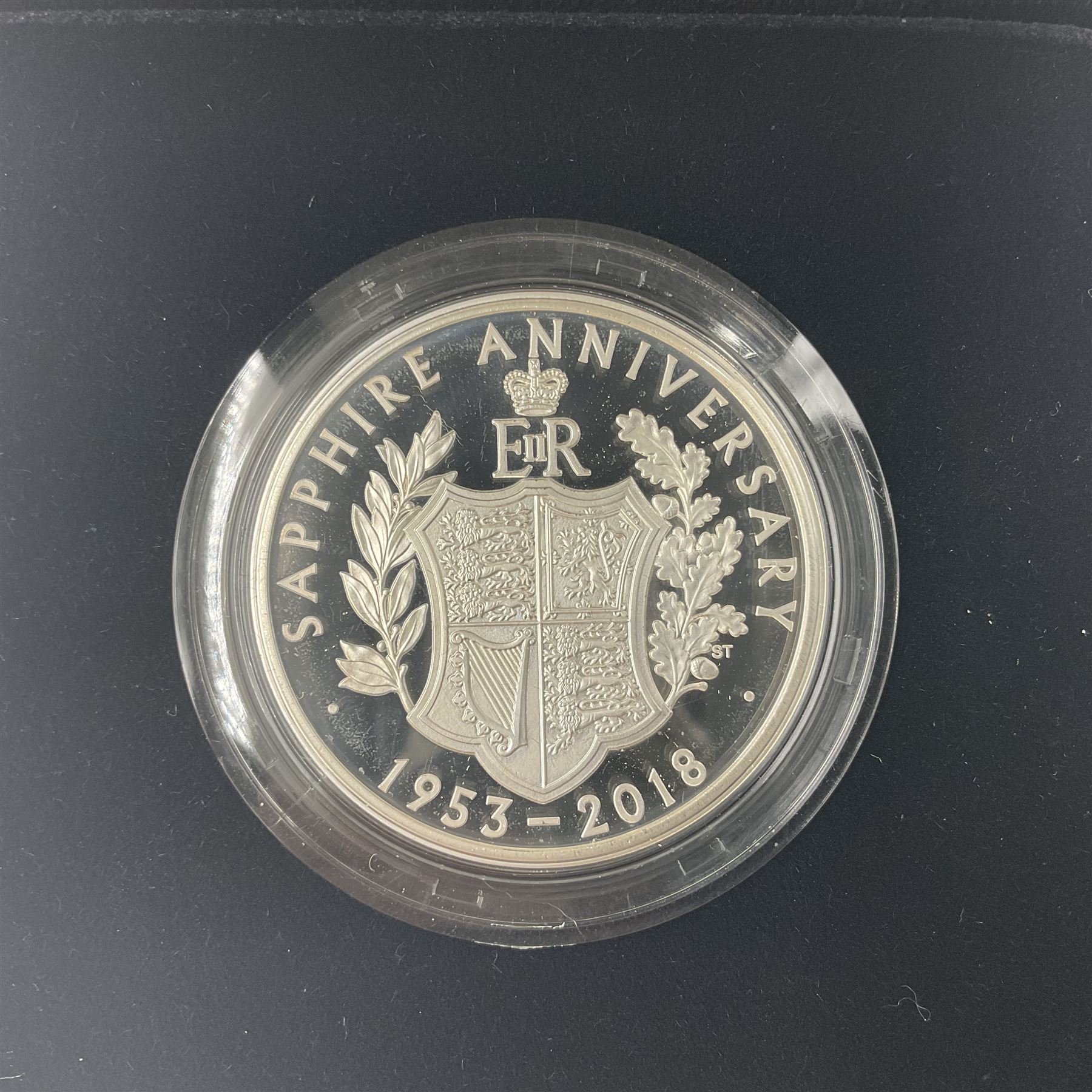 Five The Royal Mint United Kingdom 2018 silver proof piedfort five pound coins - Image 7 of 16